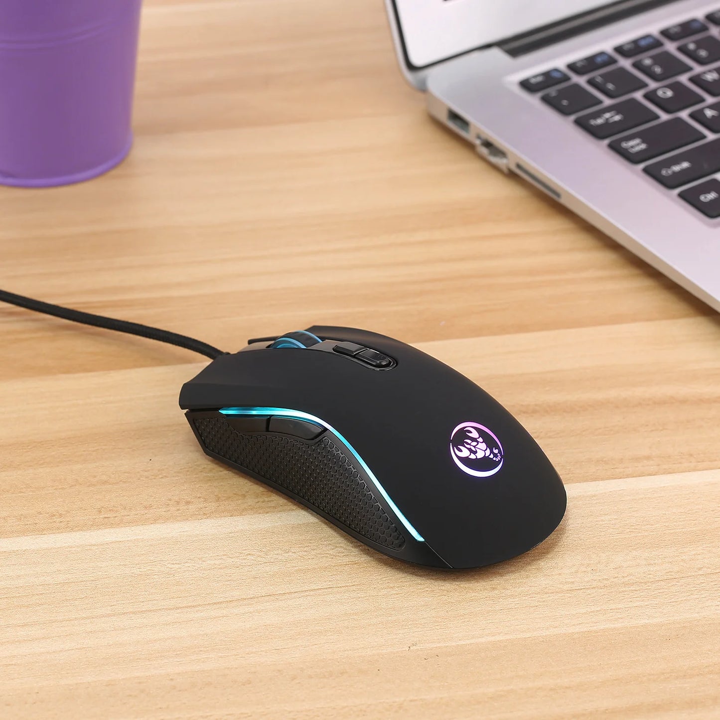 Illuminated Wired Gaming Keyboard with Floating Key Design