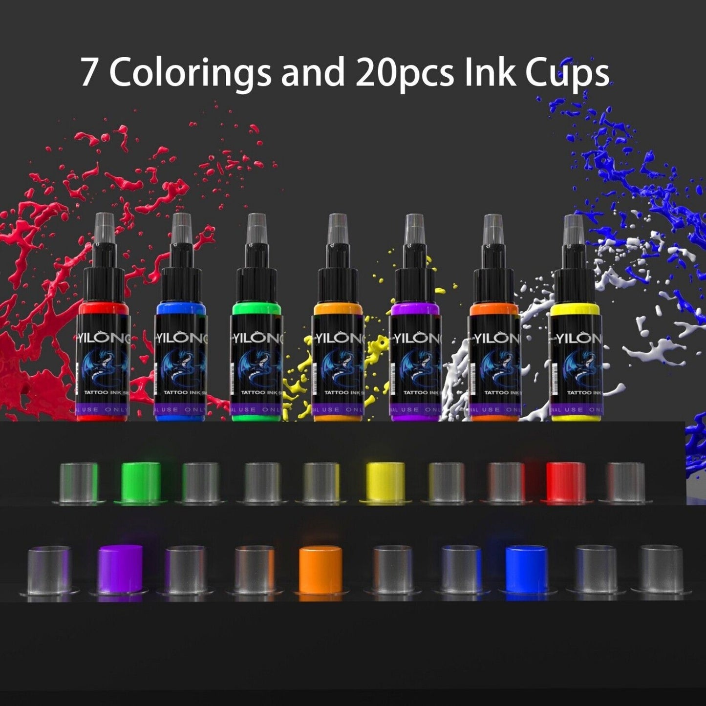 Tattoo Kit Complete for Beginners Wireless Pen Machine with Power Supply Needles